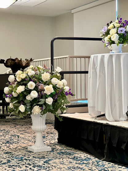 Timeless Floral Urns